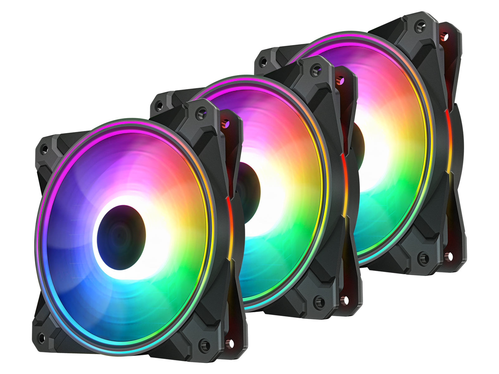 薄型ヒートシンク搭載CPUクーラー「AS500」、ARGB LED搭載ケースファン